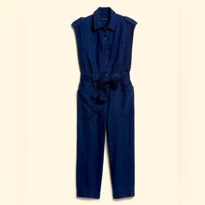 Indigo blue “utility” jumpsuit